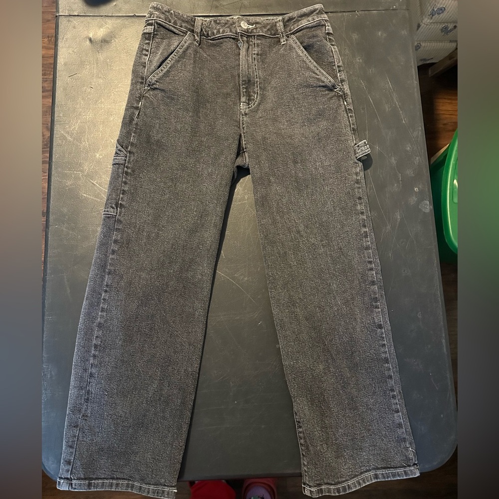 High rise carpenter jeans